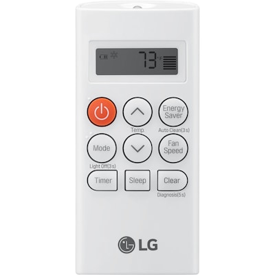 LG 115-Volt 8,500 BTU Window Air Conditioner with Remote, Wi-Fi Enabled, White (LW8024IVSM)