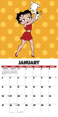 2026 Willow Creek Betty Boop 12" x 12" Monthly Wall Calendar (50217)