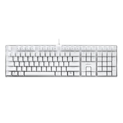 Adesso EasyTouch 680 Illuminated Mechanical Keyboard, White (AKB-680UW)