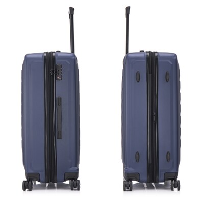 US Army FOX PRO 3-Piece Hardside Spinner Carry-On Luggage Set, TSA Checkpoint Friendly, Navy Blue (USLFPROSML-BLU)