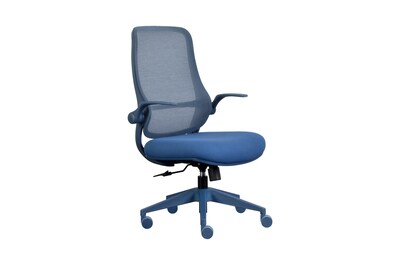 Tempur-Pedic Stratus Ergonomic Mesh/Fabric Swivel Executive Chair, Indigo (TP-STRATUS-IND)