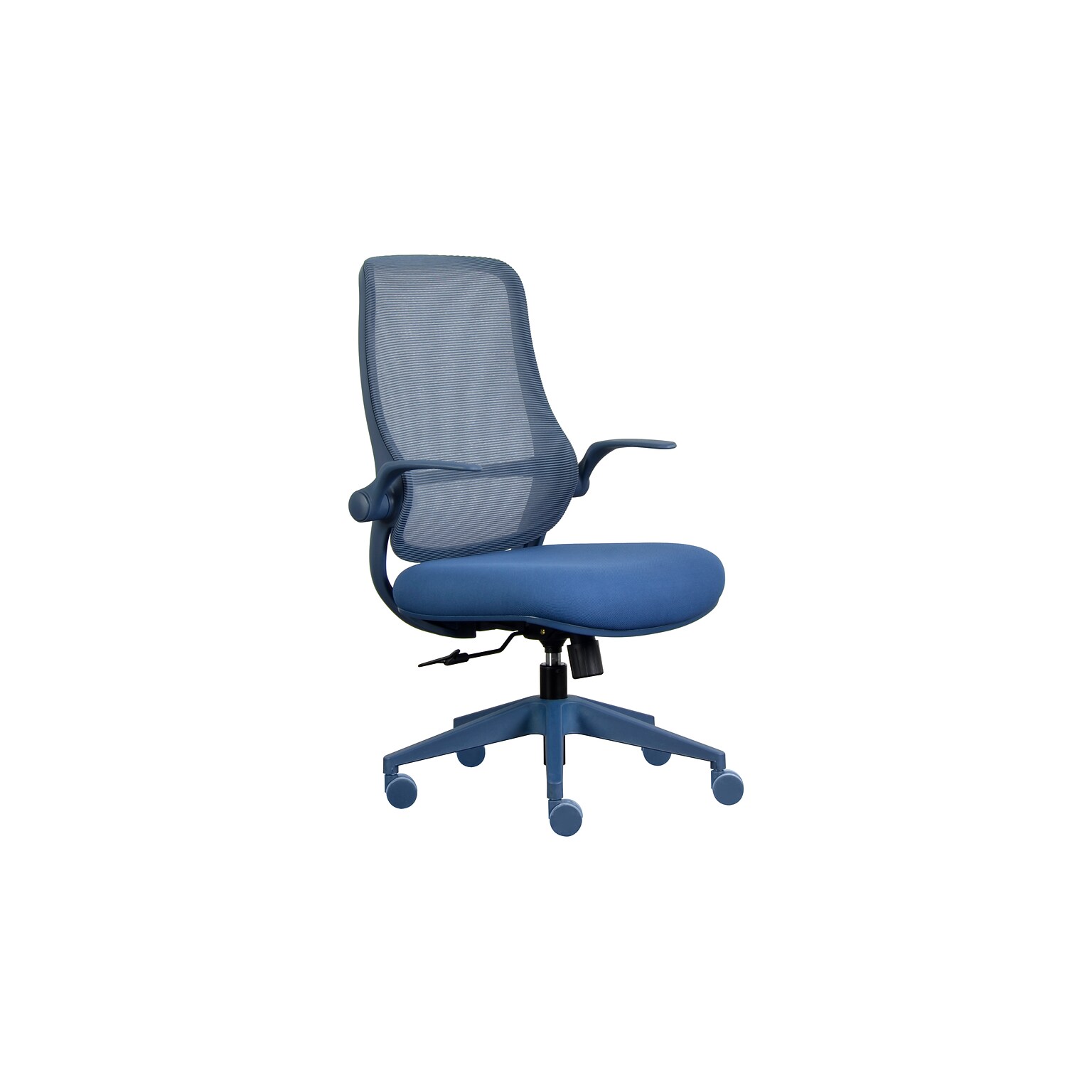 Tempur-Pedic Stratus Ergonomic Mesh/Fabric Swivel Executive Chair, Indigo (TP-STRATUS-IND)