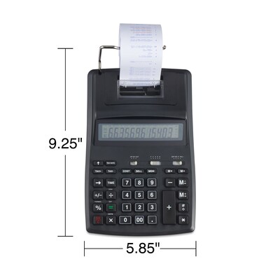 Staples 12-Digit Desktop Printing Calculator, Black (ST44780-CC)