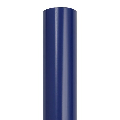 JAM Paper Short Mini Roll Wrapping Paper, 26.3 sq. ft., Royal Navy Blue, 2/Pack(165S25263rbg)