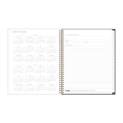 2026 Blue Sky Kelly Ventura Midnight Garden 5" x 8" Weekly & Monthly Personal Planner (140946-26)