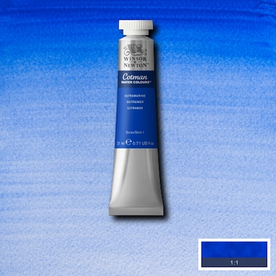 Winsor & Newton Watercolor Paint Tube, Ultramarine (WNX0308660)