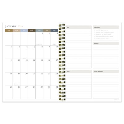 2025-2026 TF Publishing Simply French 6.5 x 8 Academic Year Weekly & Monthly Planner, Paperboard C