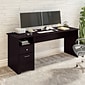 Bush Furniture Cabot 72"W Computer Desk with Drawers, Espresso Oak (WC31872)