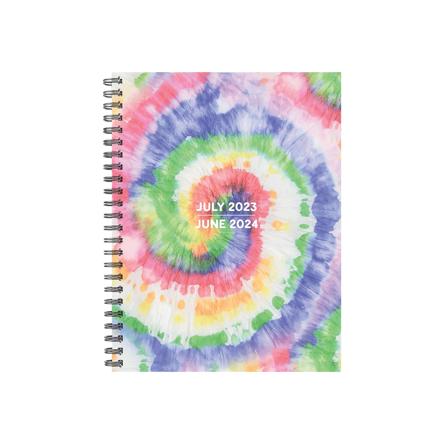 2023-2024 Willow Creek Totally Tie-Dye 6.5 x 8.5 Academic Weekly & Monthly Planner, Multicolor (38239)