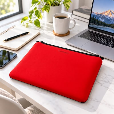 Vangoddy 12 Laptop Sleeve, Red (NBKLEA863)