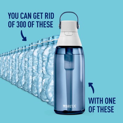 Brita Plastic Filtered Water Bottle, 36 oz., Night Sky (36465)
