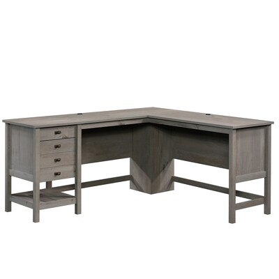 Sauder Cottage Road 65W L-Shaped Desk, Mystic Oak (428224)
