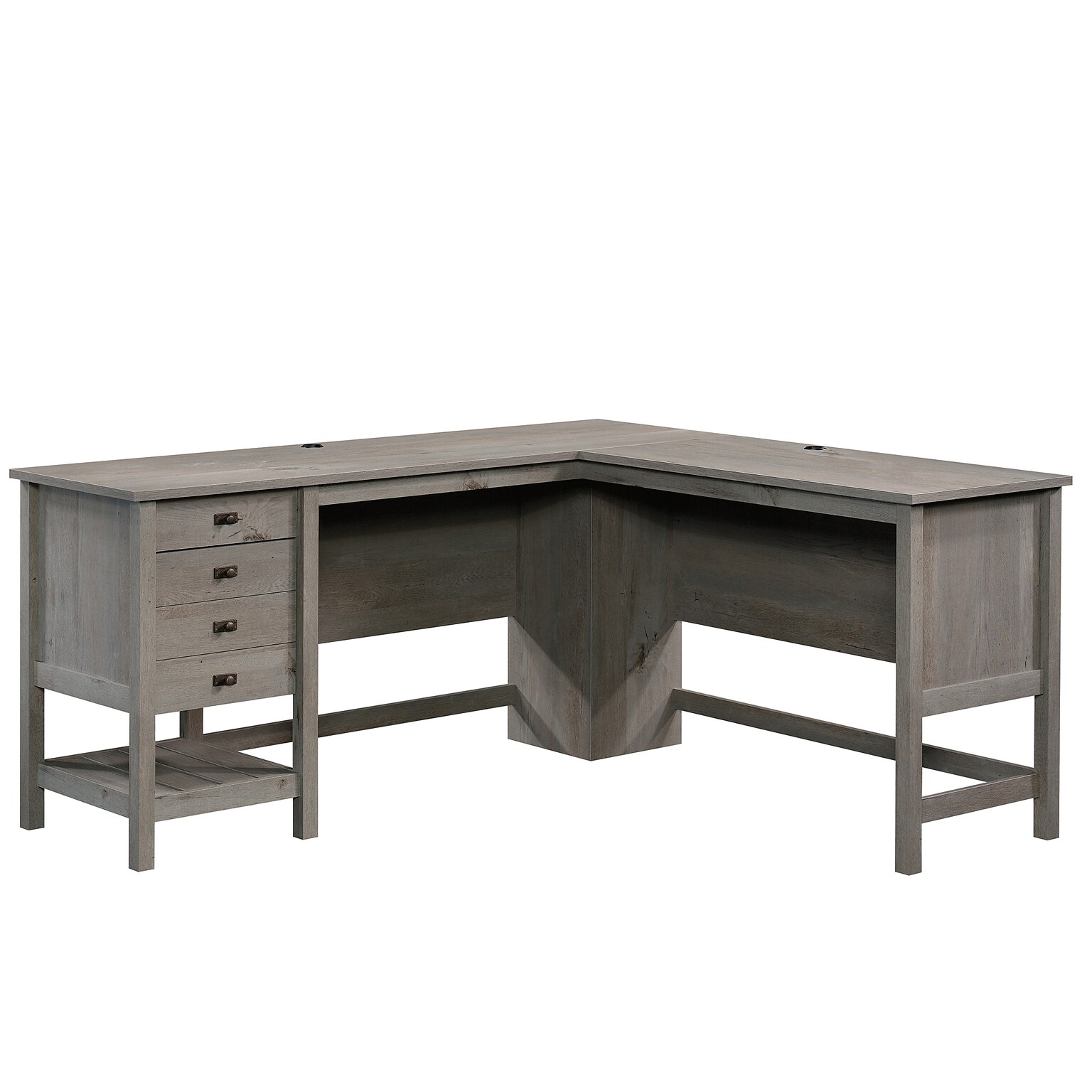 Sauder Cottage Road 65W L-Shaped Desk, Mystic Oak (428224)