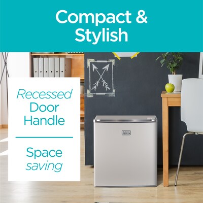 Black & Decker Refrigerators w/Freezer, 1.7 Cu. Ft., White (BCRK17W)