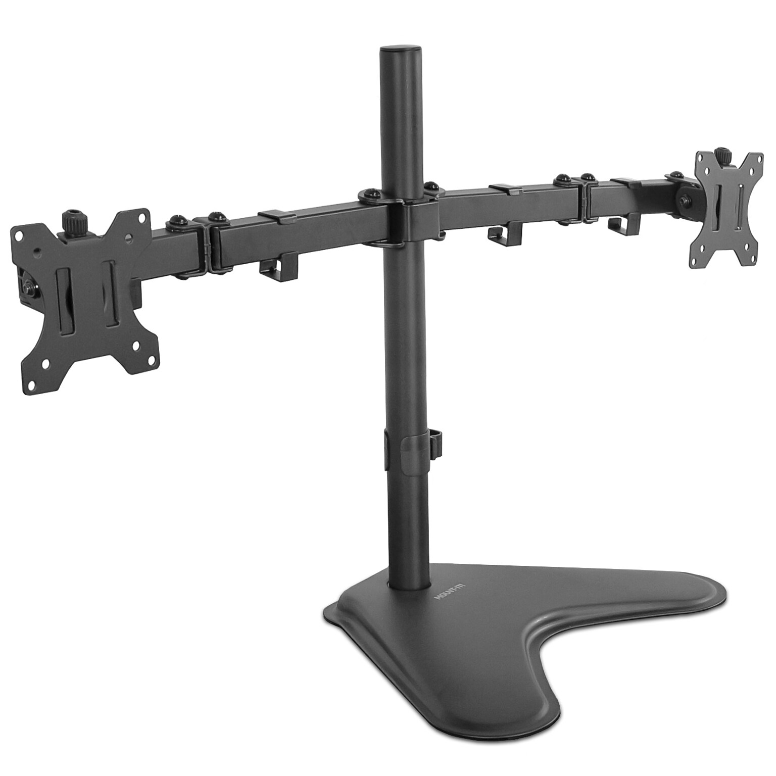 Mount-It! Dual Adjustable Monitor Arm, Up To 32, Black (MI-2781)