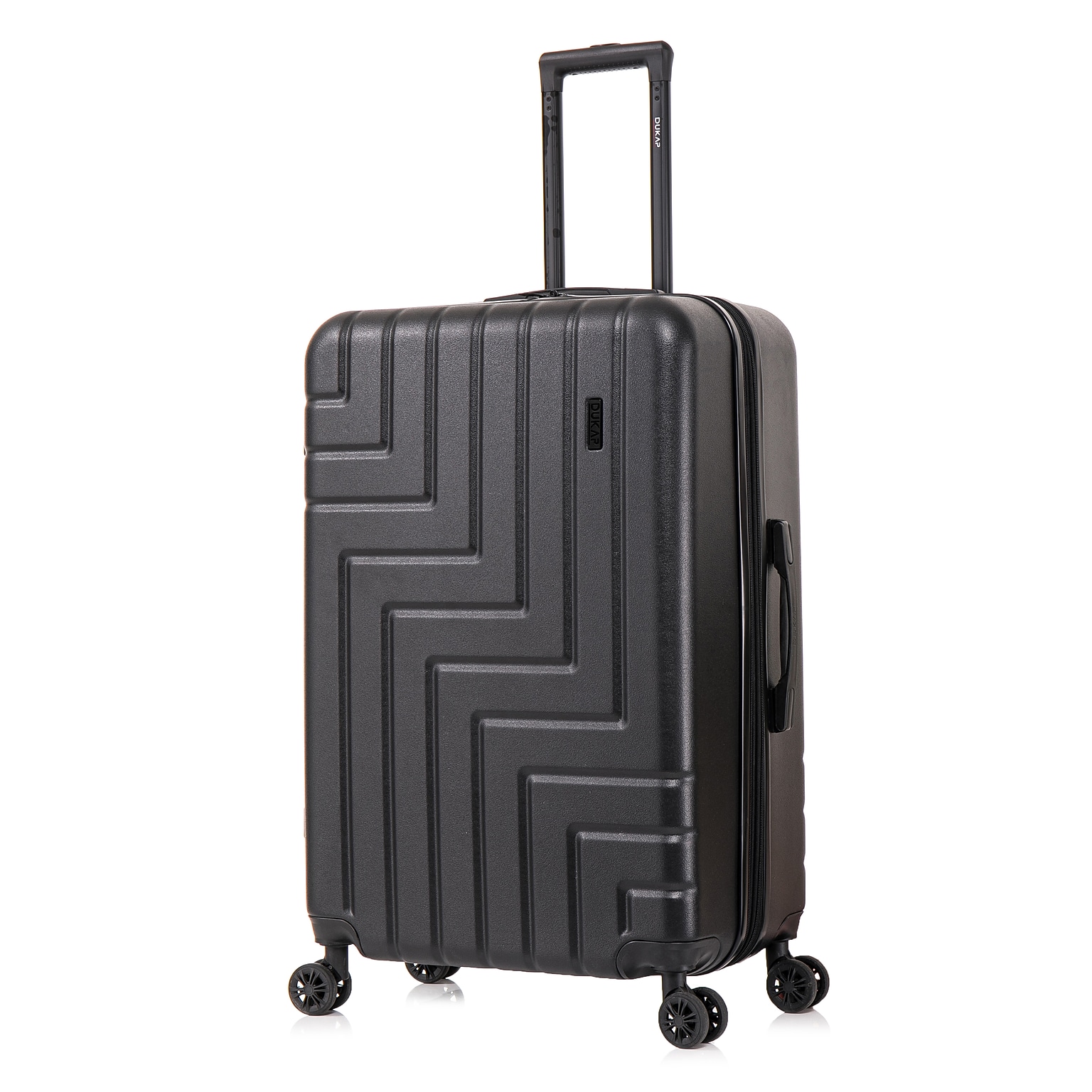 DUKAP Zahav 29.52 Hardside Suitcase, 4-Wheeled Spinner, TSA Checkpoint Friendly, Black (DKZAH00L-BLK)