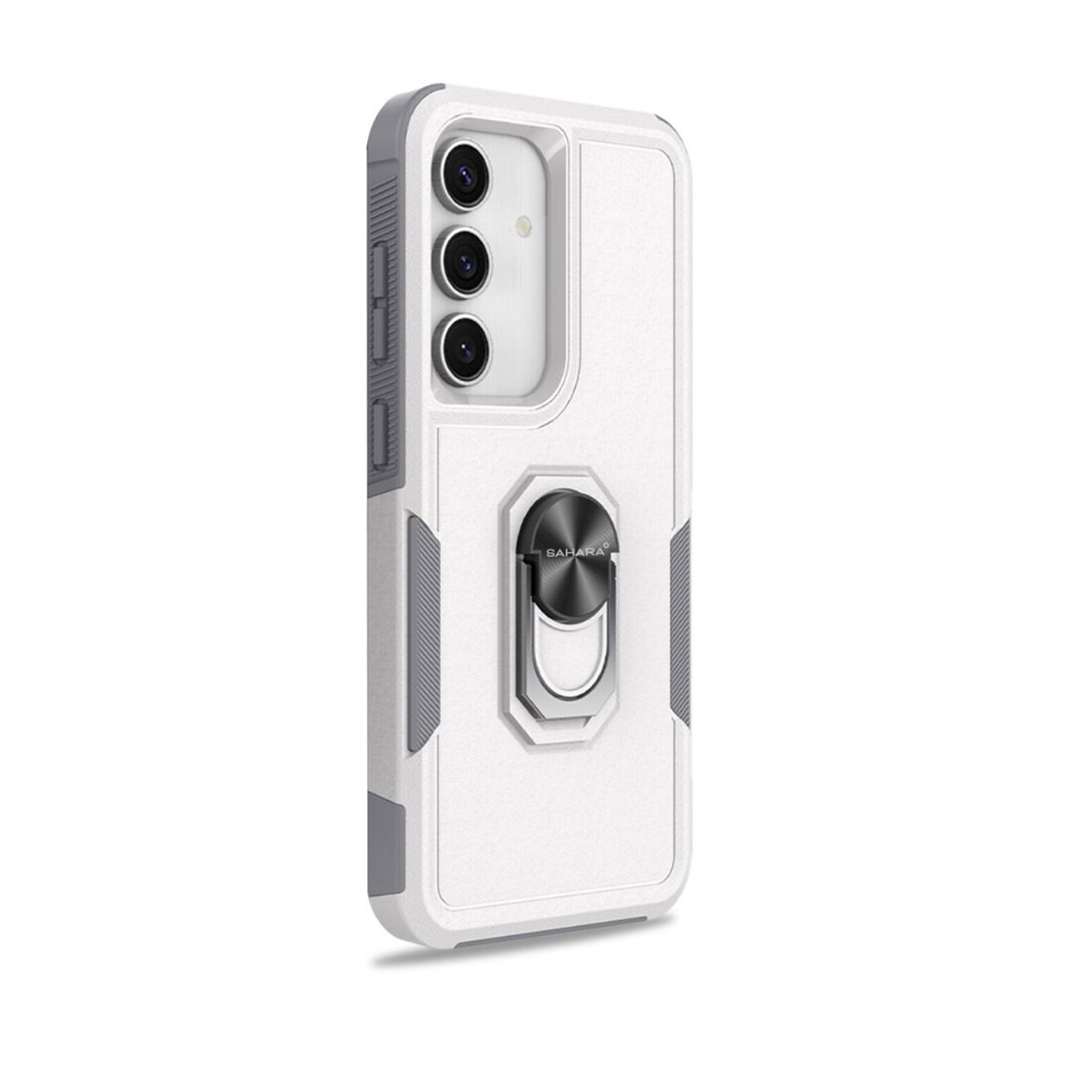 SaharaCase Raider Phone Case for Galaxy S25+, Shock Absorbing, Fossil White (CP00753)