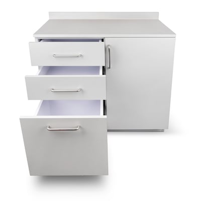 Viva Comfort 36.32"H x 36"W Exam Room Medical Cabinet, 3-Drawers, Gray (ADI902-B-36-N-GRY)