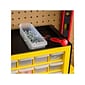 Iris 64-Drawer Desktop Storage Cabinet, Black/Yellow (500177)