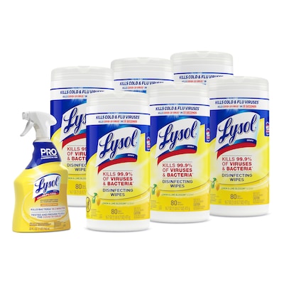 Free Lysol all-purpose spray with the purchase of select Lysol disinfecting wipes