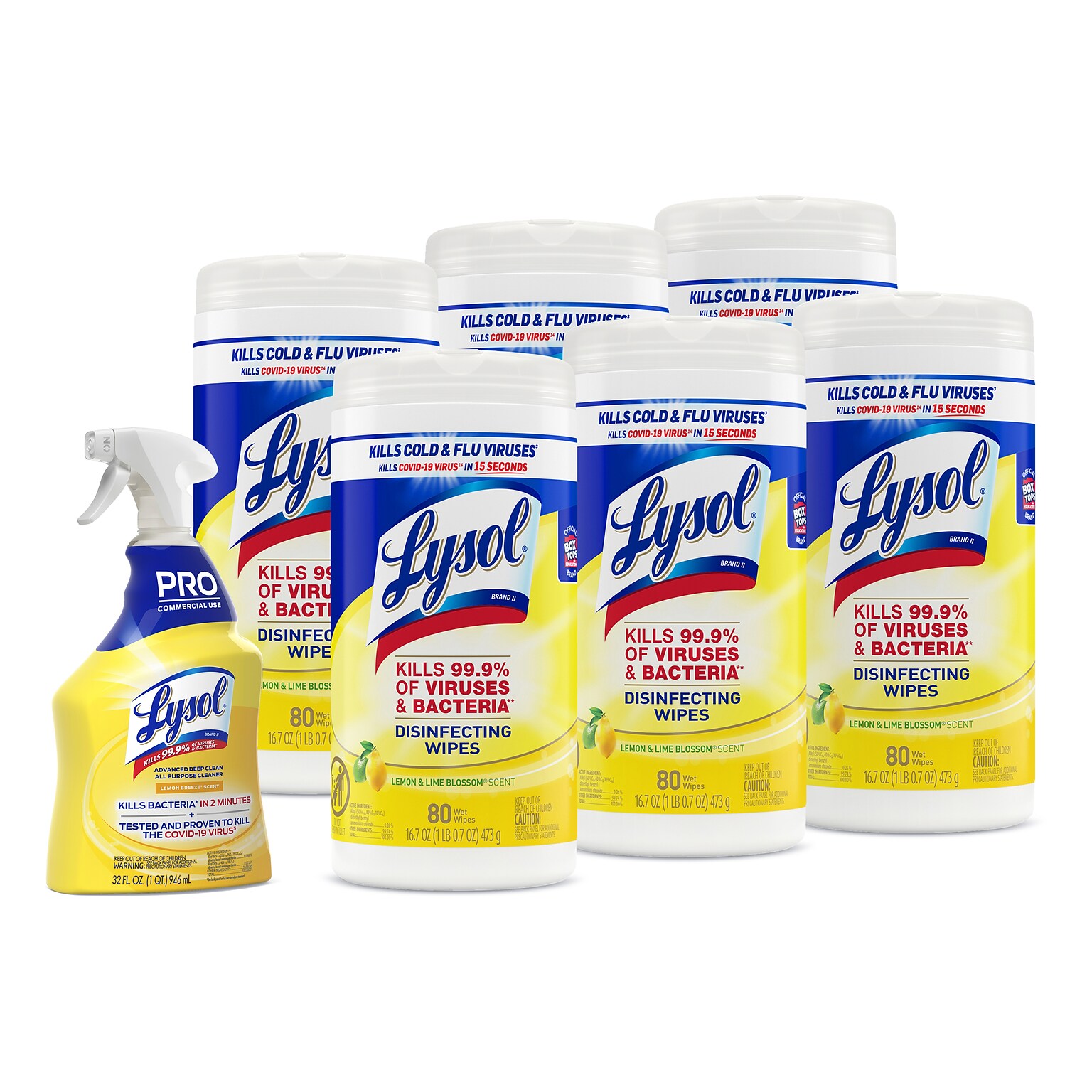 Free Lysol all-purpose spray with the purchase of select Lysol disinfecting wipes