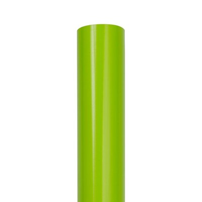 JAM Paper Gift Wrap, 26.3' x 2.5", Lime Green, 2/Pack (165S25263lig)