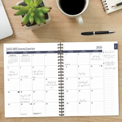2025-2026 Willow Creek A Diamond's Gotta Shine 6.5" x 8.5" Academic Year Weekly & Monthly Planner, Multicolored (54819)