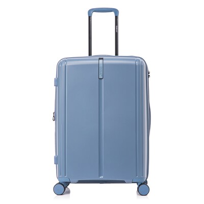 DUKAP Airley 25.79" Hardside Suitcase, 4-Wheeled Spinner, TSA Checkpoint Friendly, Blue (DKAIR00M-BLU)