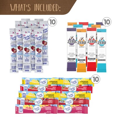 Snack Box Pros Drink Mixes Snack Box, 50/Box (700-00165)