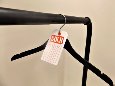 Nahanco 2 5/8 Sold Tag, Red/White, 1000/Pack (SOLD)