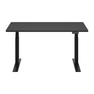 FlexiSpot E7 Commercial 60W Electric Rectangular Adjustable Standing Desk, Black (E7BCOM6030-B)