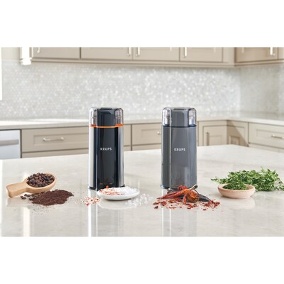Krups Ultimate Silent Blade Coffee Grinder, Black (GX336D50)