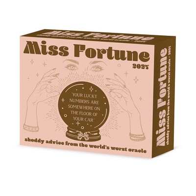 2027 Willow Creek Miss Fortune: Slightly Psychic Mostly Clueless 5.4 x 6.2 Day-to-Day Calendar (63613)