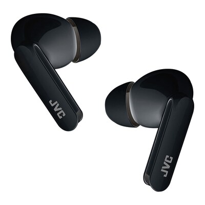 JVC Ultra-Compact True Wireless Earbuds with Charging Case, Bluetooth, Olive Black (HAD5TB)