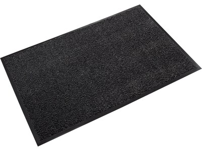 Crown Mats Dust-Star Heavy-Traffic Wiper Mat, 24 x 36, Charcoal (DS 0023CH)