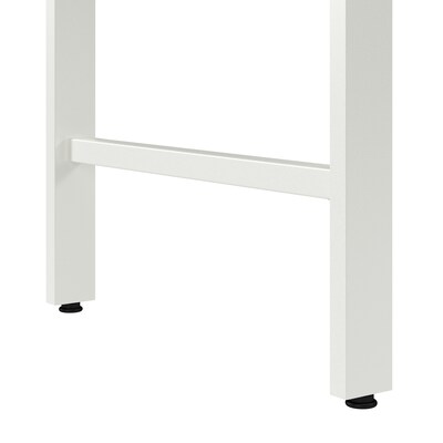 Bush Business Furniture Hustle 72"W L Shaped Computer Desk with 3 Drawer Mobile File Cabinet, White (HUS013WH)