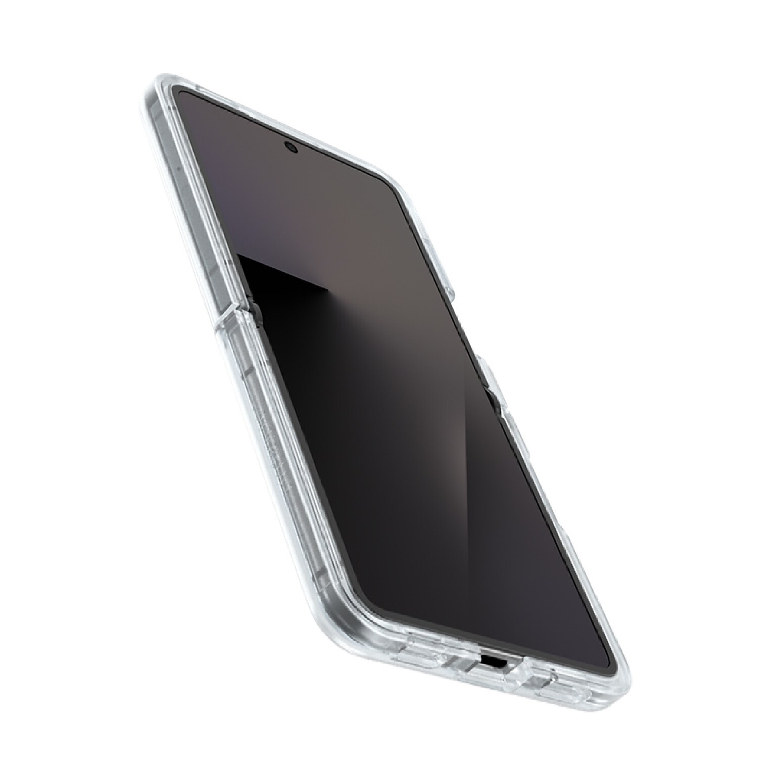 OtterBox Thin Flex Phone Case for Samsung Galaxy Z Flip7, Shock Absorbing, Clear (77-98216)