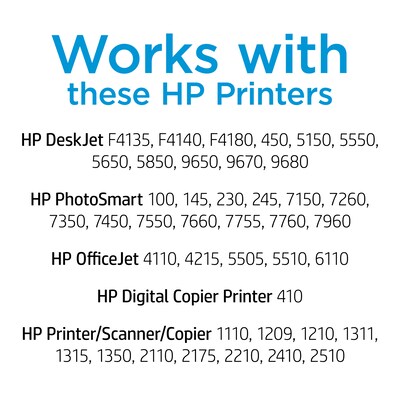 HP 57 Tri-Color Standard Yield Ink Cartridge, Prints Up to 500 Pages (C6657AN#104)