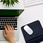 OTM Essentials Foam Non-Skid Mouse Pad With Wrist Rest, Navy (COB-A3CCA)