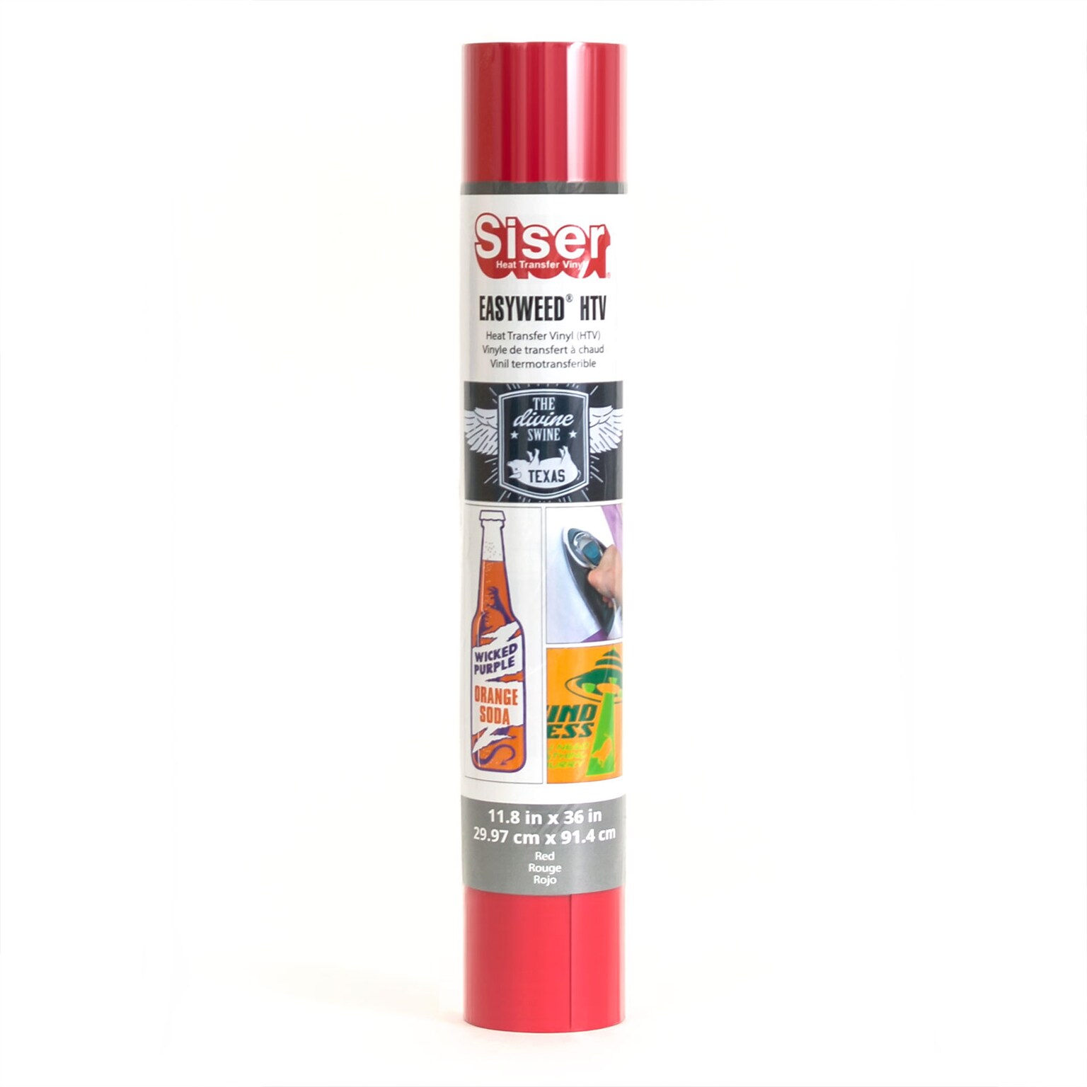 Siser Easyweed Die Cutting HTV Heat Transfer Vinyl, 36, Red (SIRMIEW1183605)