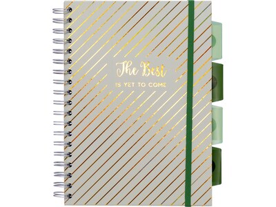 Pukka Pad Haze 5-Subject Notebooks, 7.4" x 9.84", Ruled, 100 Sheets, Assorted Colors, 3/Pack (9975(AST)-HZE)