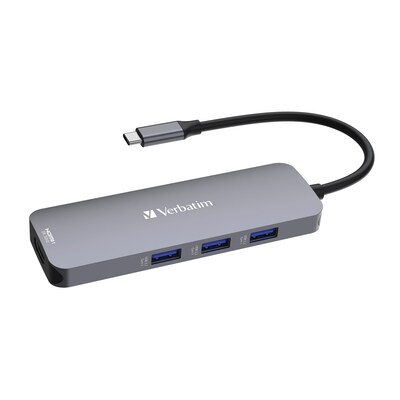 Verbatim USB-C Pro Multiport Hub 8-Port USB-C Hub, Black (32151)