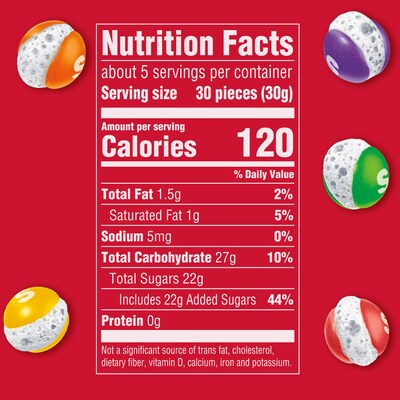 SKITTLES POP'd Originals Freeze Dried Candy, Assorted Flavors, 5.5 oz. (471736)