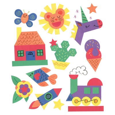 Crayola 9" x 12" Construction Paper, Assorted Colors, 48 Sheets/Pack, 3 Packs/Bundle (BIN990036-3)