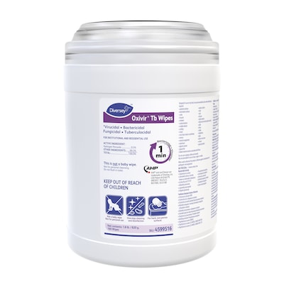 Oxivir Tb Disinfecting Wipes, Fragrance-Free, 160/Box, 12/Carton (4599516)