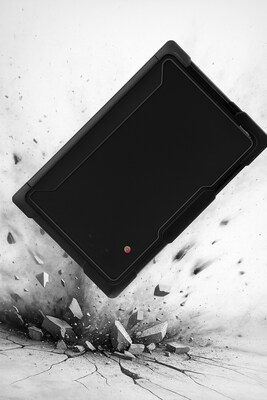 SaharaCase Venture Series Case for Lenovo 100E Gen 2 Chromebook 11.6-inch, Shock-Absorbing, Clear/Black (LT00117)