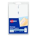 Avery Postage Meter Labels for Personal Post Office, 1 25/32 x 6, White, 2 Labels/Sheet, 30 Sheets