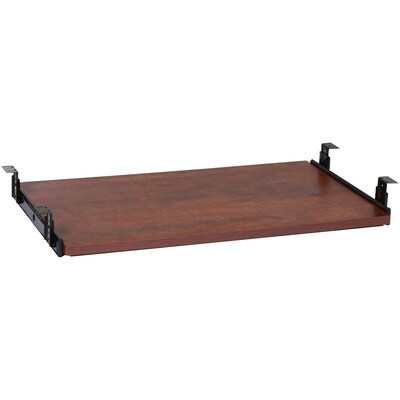 Lorell Essentials Series Laminate Keyboard Tray, 26 x 15.4, Cherry (LLR87526)