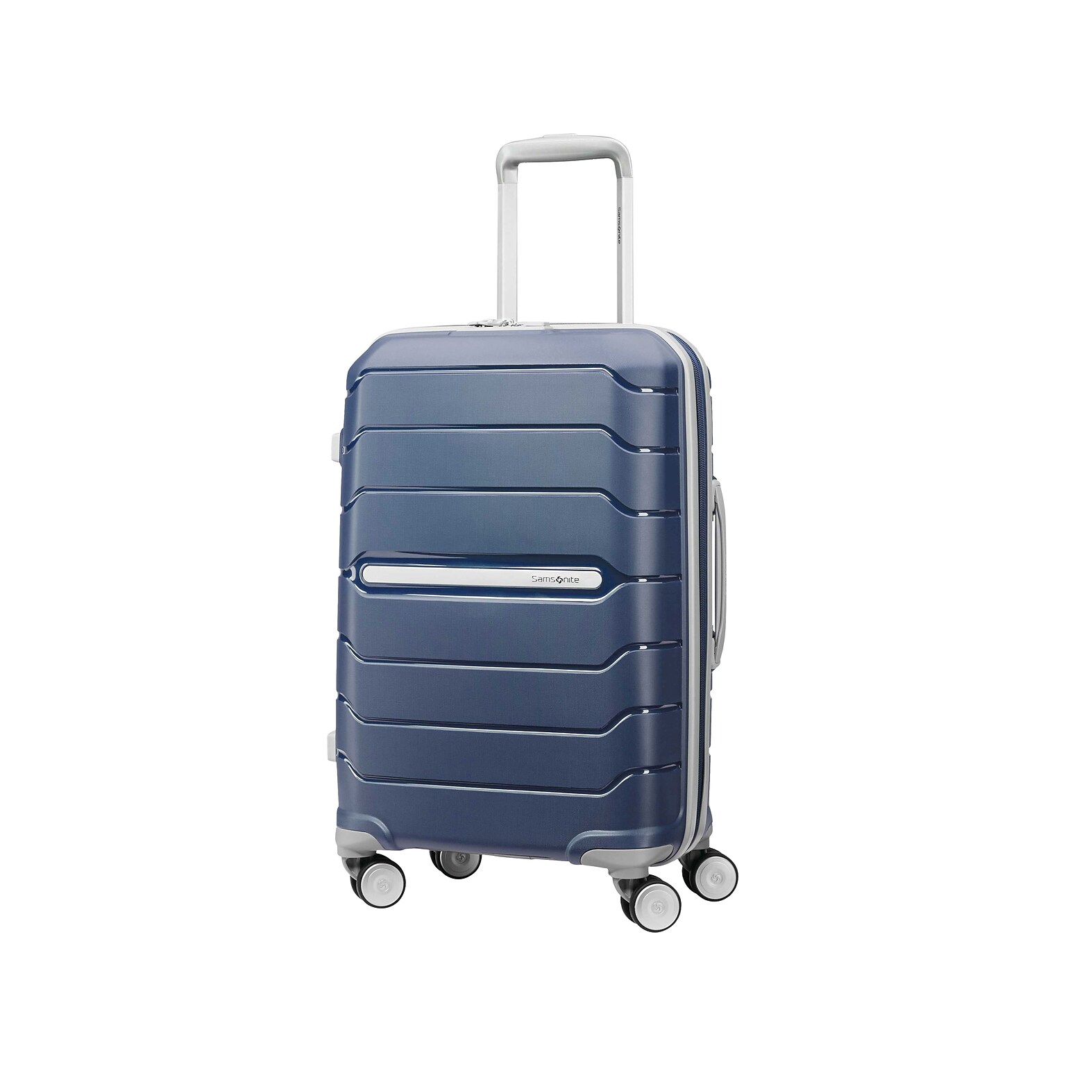 Samsonite Freeform 21.25 Hardside Carry-On Suitcase, 4-Wheeled Spinner, TSA Checkpoint Friendly, Navy (78255-1596)