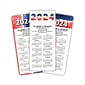 Custom Hanging Calendar Assortment Packs with Magnet Backs, 3.625" x 8.5", 12 Pt. Coated Stock, Three Designs, 100/Pack